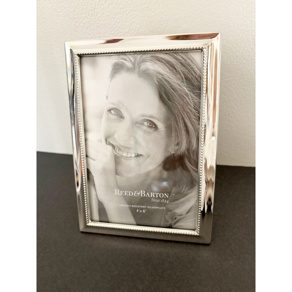 Vintage Reed & Barton Silver Plated 4x6 Frame Made In Spain